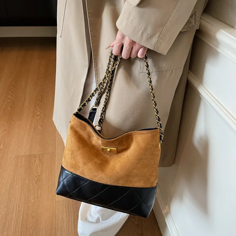 

Fashionable Luxury Brand Leather Women's Tote Bag Famous Designer Elegant Classic Elegant Lining Commuter Vintage Bag​