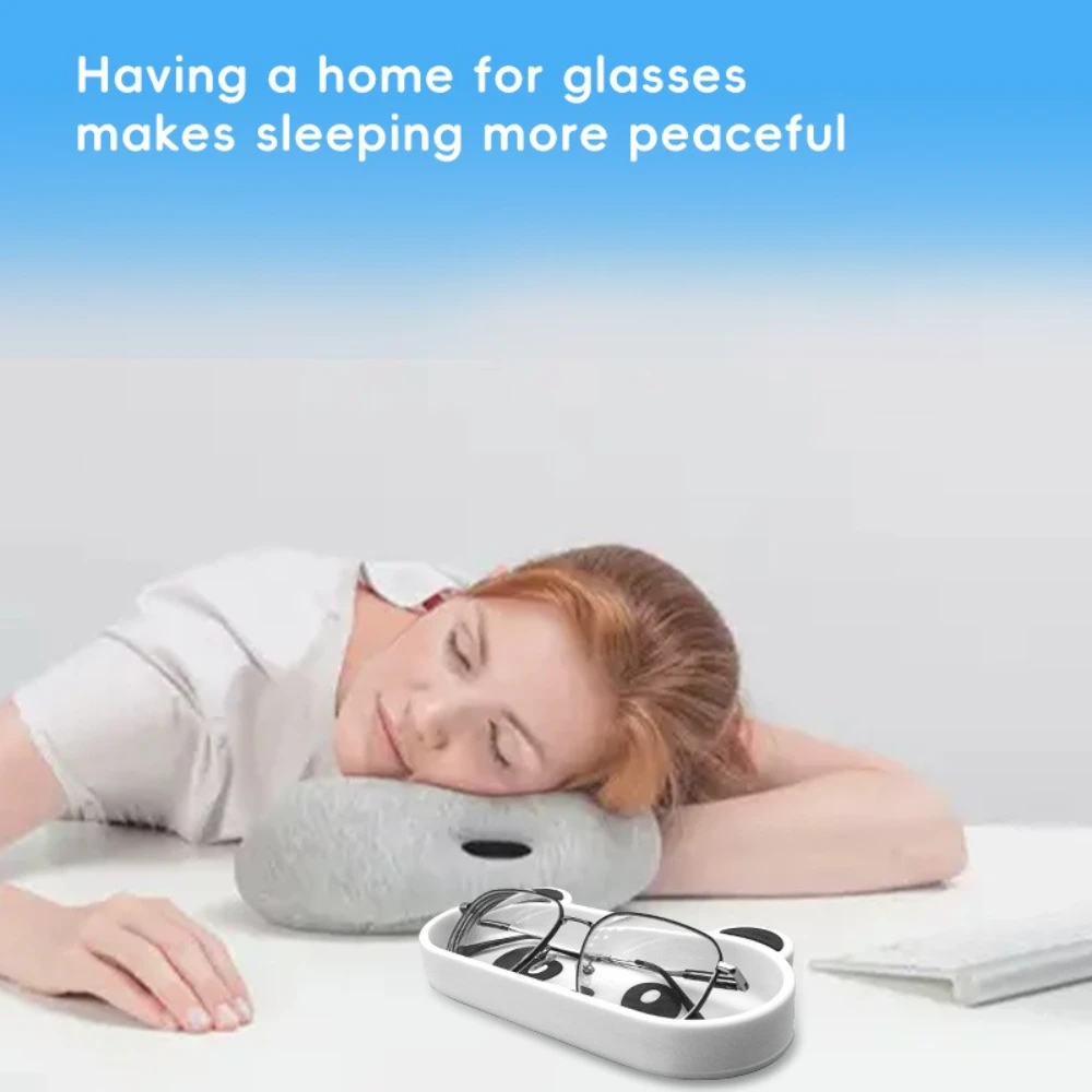 Creative Animal Cute Fun Glasses Storage Stand Panda Glasses Tray Desktop Storage Box Makeup Office Desktop Shower Organizer