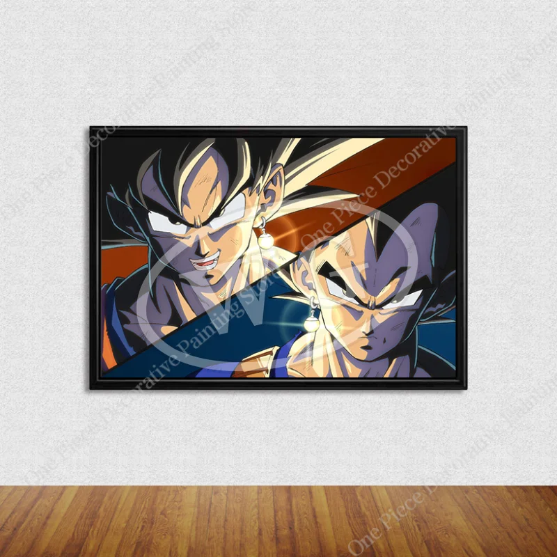 HD Canvas Painting Poster Wall Art Print Dragon Ball All Personnel Son Goku Classic Decorative Pictures for Living Room No Frame