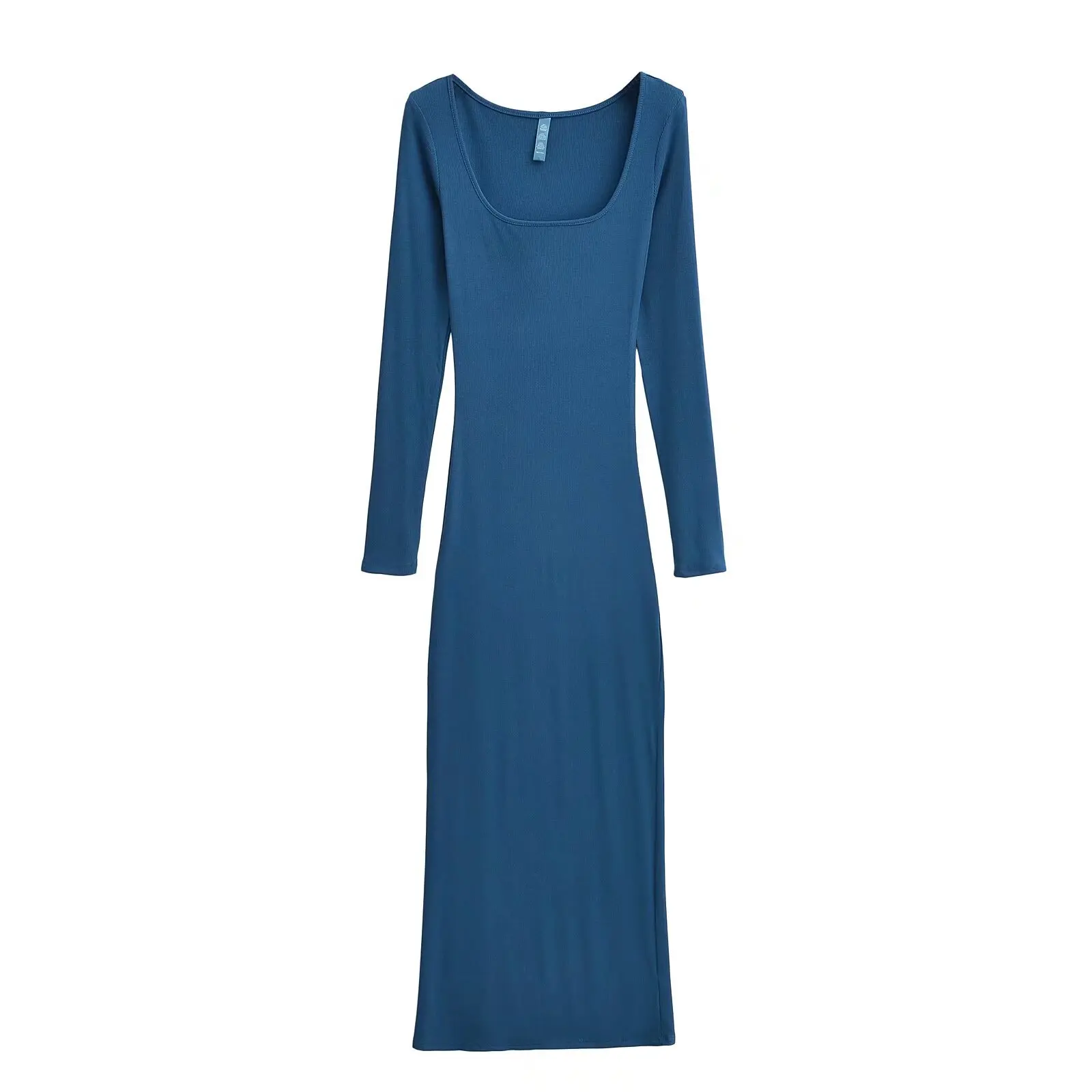 Kardaian Sexy Long Sve Dr Women's Slim Fit Bodycon Tight Fi Tail Wrap around Long Dr Street Sle Spring Autumn ...