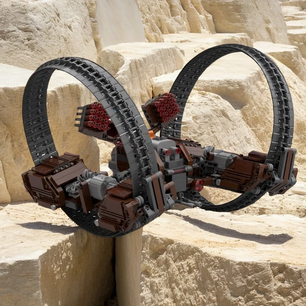 

1044 шт. Hailfire Droid Star Batter Battle Droid на заказ MOC Creation строительные блоки игрушки подарок