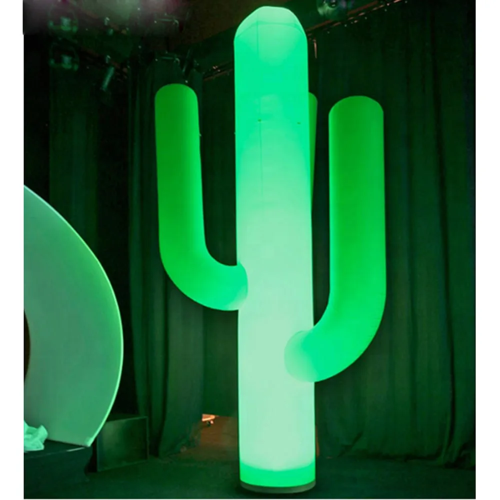 Staande Gigantische Opblaasbare Cactus Opblaasbare Groene Plant Tuin Model Reclame Amusement Decoratie Outdoor