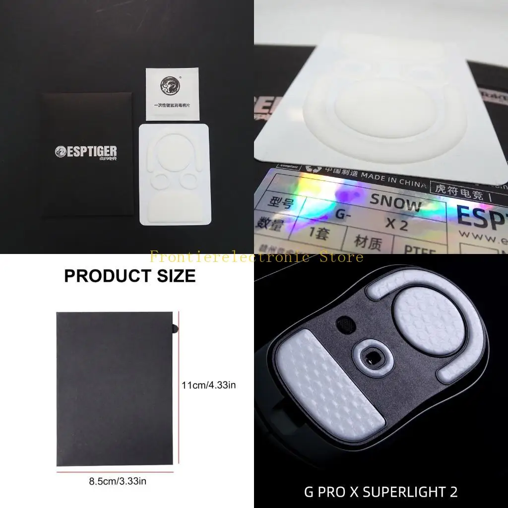 

G8DB Mouse Feet Sticker Mouse Skates Pad Glides Curveds Edges for GProX Superlight2