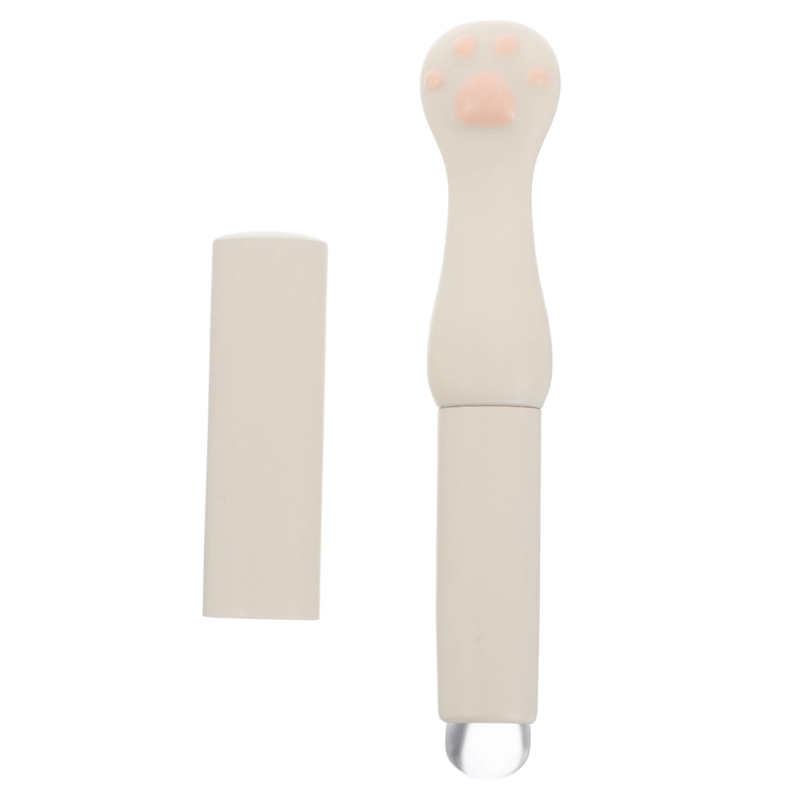 

Cat Claw Lip Brush Silica Gel Soft Reusable No Trace Round Head Cover Included Even Application Lip Gloss Makeup Applicator