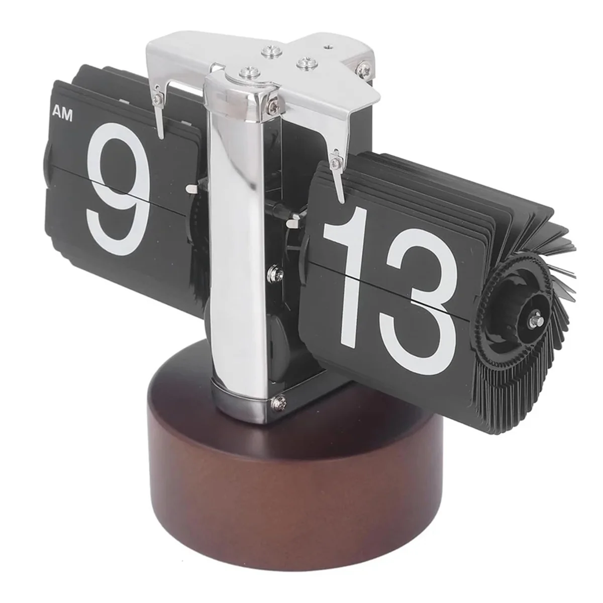 Automatic Page-Turning Clock with Time-Turning Function, High-Tech Feel, Suitable for Home Decoration.