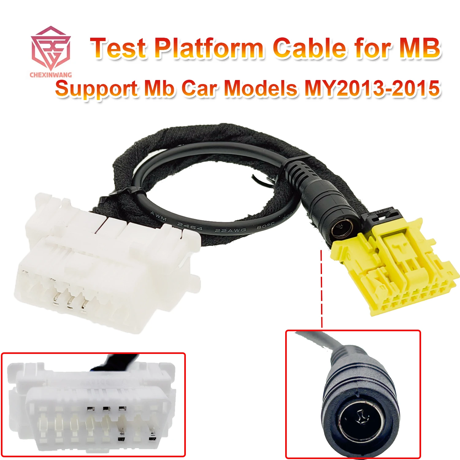 Test platform cable for Mercedes Benz 166 212 246 463 Steering angle Control Module N80 Test Bench Cable