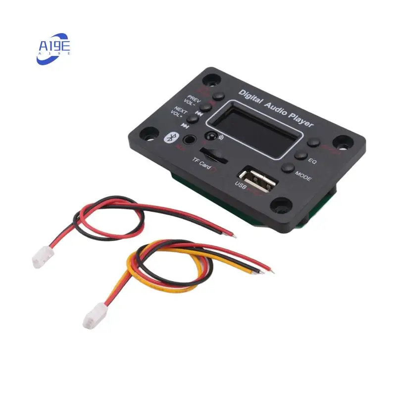 A19E-1 Stuks Bluetooth Module Auto Audio Mp3 Decoder Bluetooth Mp3 Decoder Eindversterker Board Externe Microfoon Functie