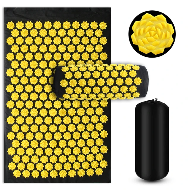 Acupressuur Yoga Mat Kuznetsov's Applicator Kussen Sensi Massage Lichaam Naalden Met Spikes Kussen Voet Massager Fitness Pilates