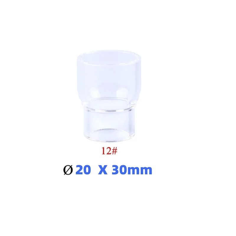 Argon Arc Welding Accessories WP17/18/26 High-temperature Resistant Quartz Cup 20PCS