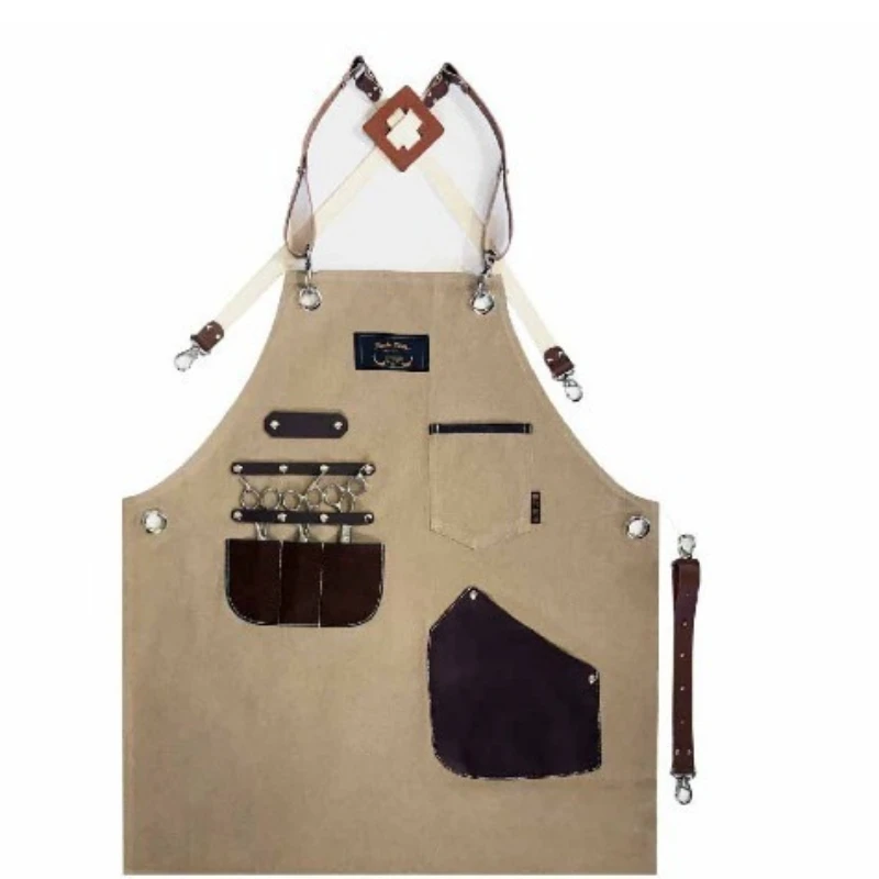 Work clothes chain Barber training institutions Beauty massage Casual work apron Work clothes