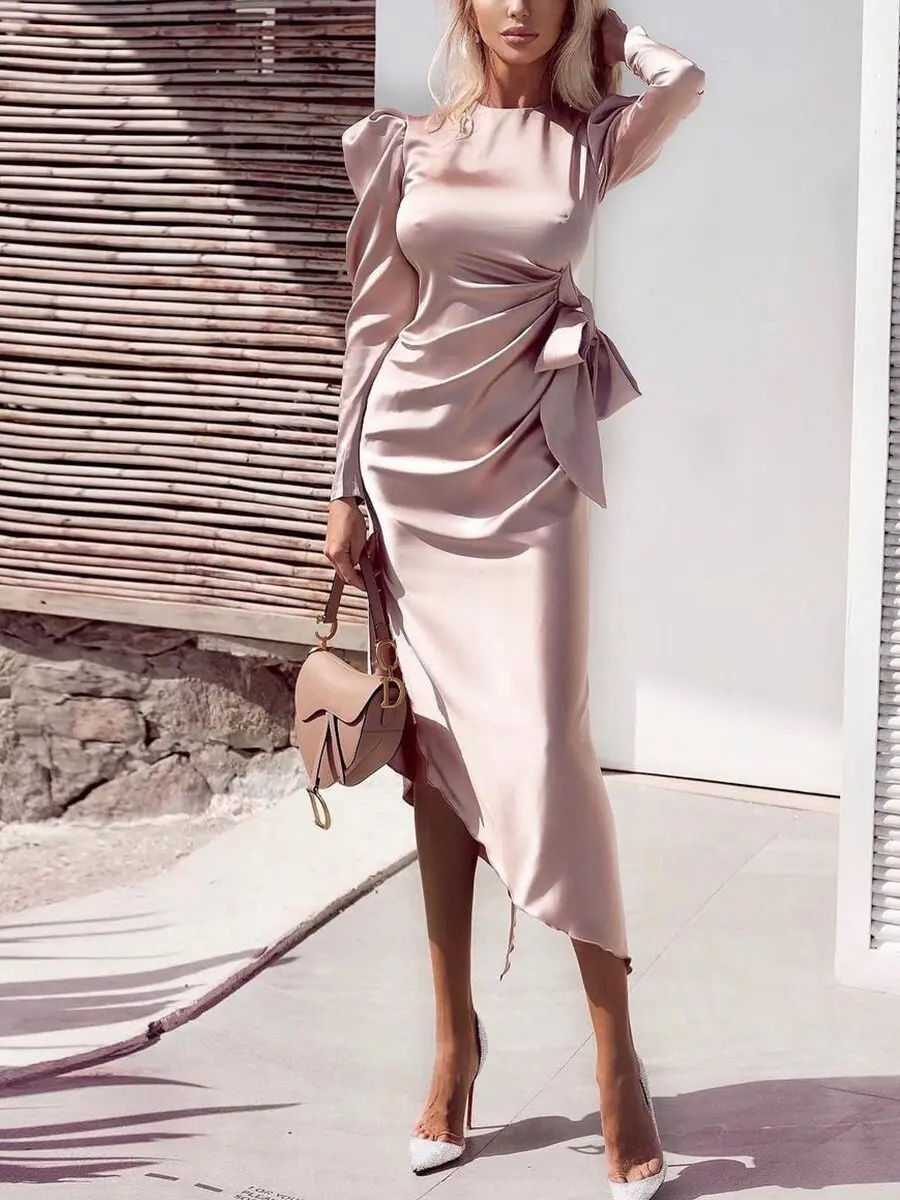 

Сексуальная длинная све круглая Ne Par Dr женская облегающая ткань с высокой талией на молнии и высокой талией из искусственного волокна