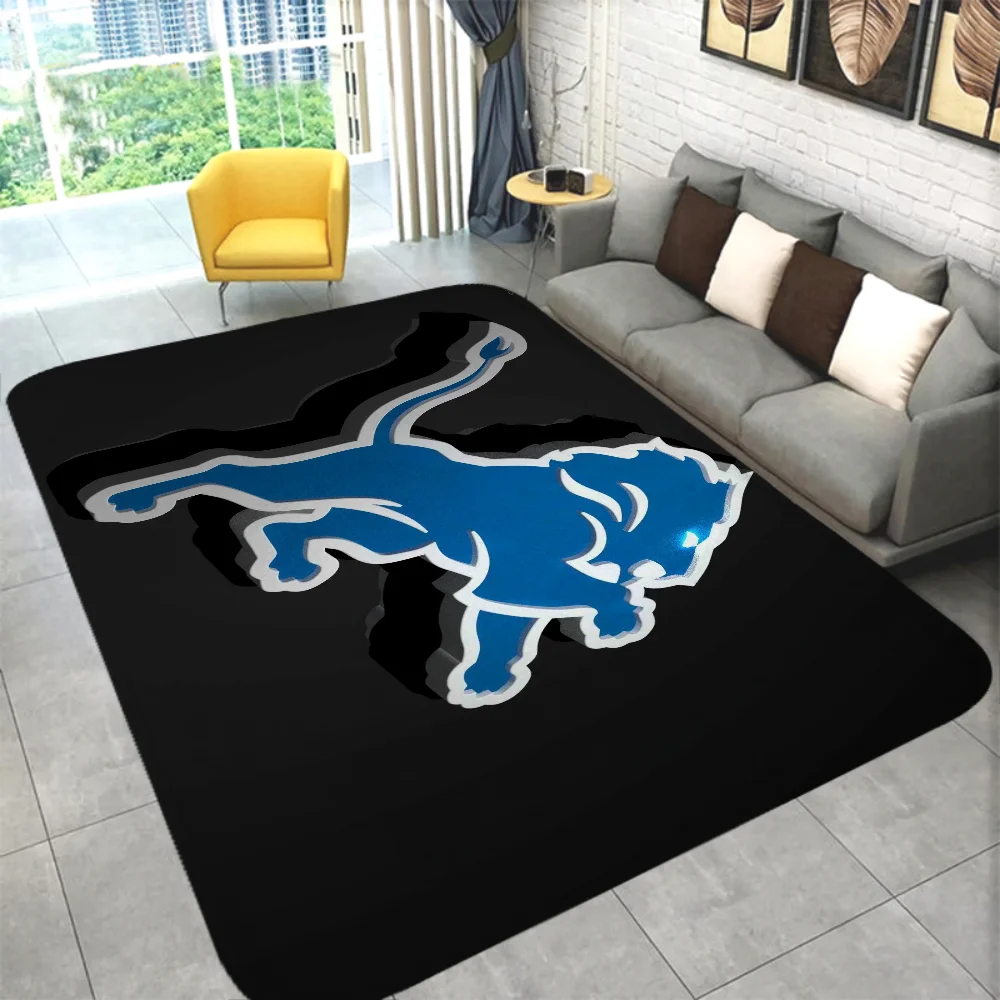 DetroitS LionS Goods for Home Decoration Accessories Kitchen Rugs Room Decorating Items House Entrance Door Doormat Bathroom Mat