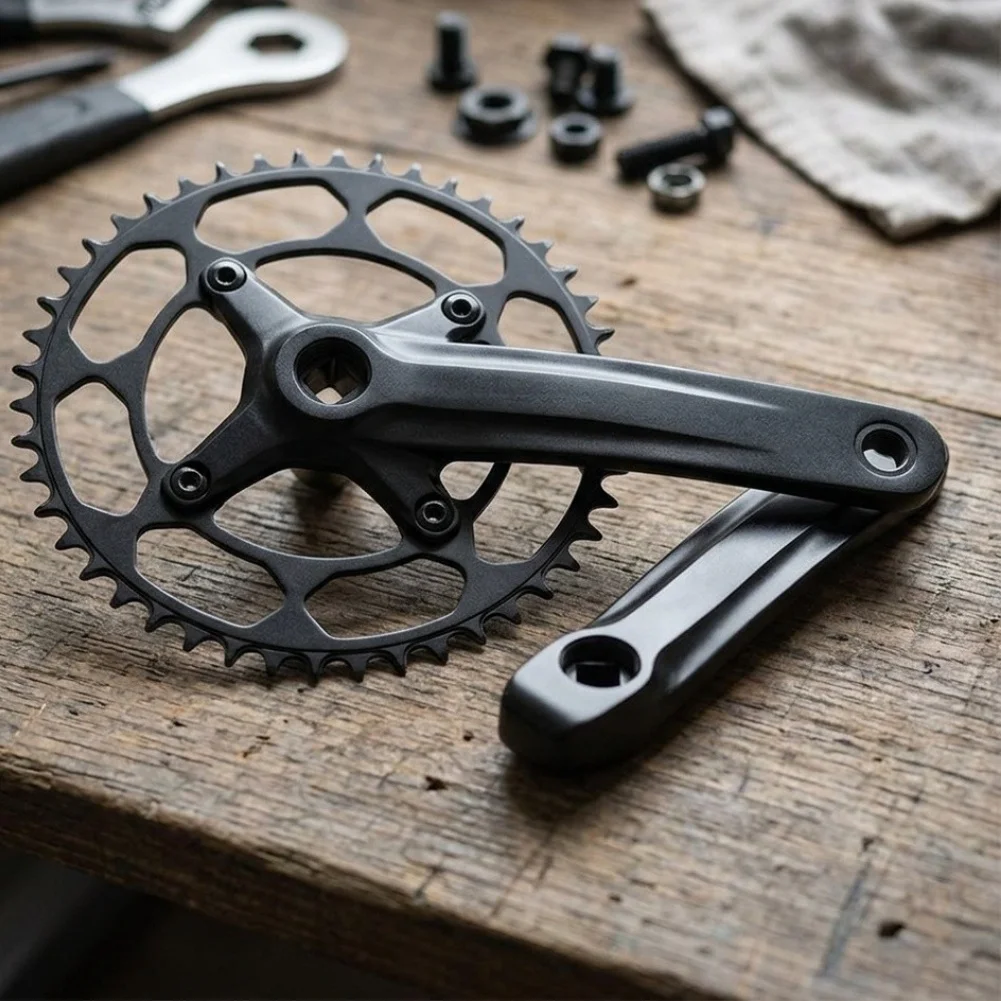 104BCD Chainring for MTB Crank Upgrade Featuring Secure Square Hole for Fit and Optimized Tooth Layout for Consistent Power