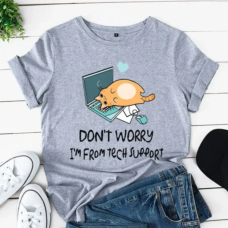 Футболка женская с коротким рукавом и графическим принтом, y2k