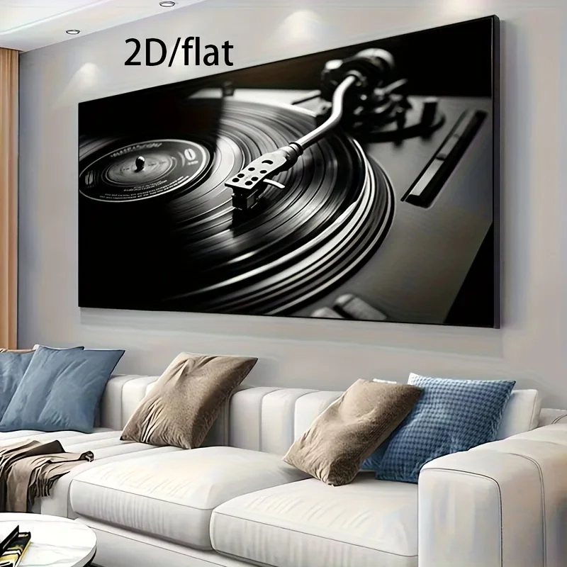 

Frameless Modern Phonograph Print Canvas Painting Wall Art Canvas Posters for Bedroom and Living Room Decoration No Frame Canvas