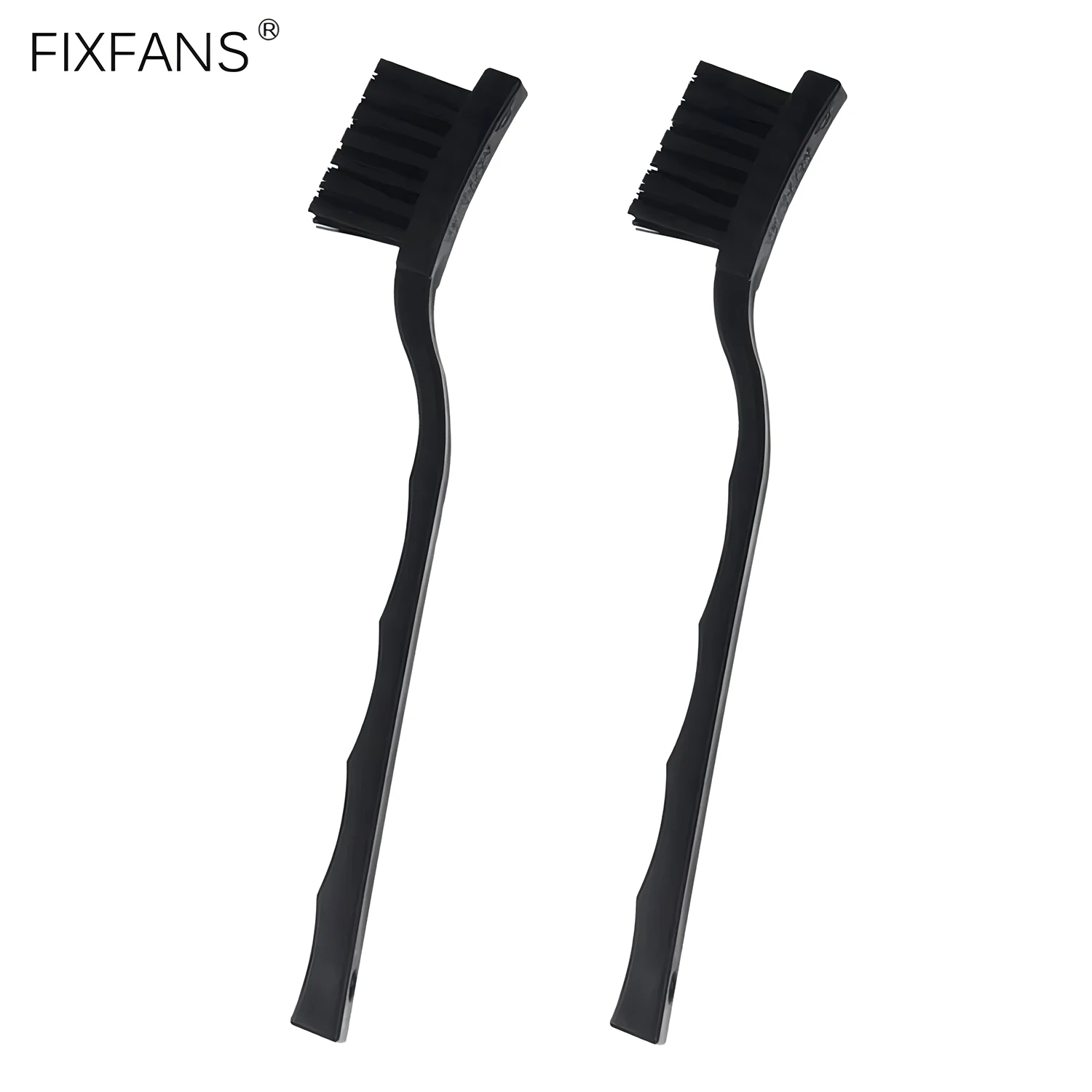 2Pcs 17cm Black Anti Static Nylon Brushes PCB Cleaner Brush for Mobile Phone Tablet Laptop Computer Cleaning Repair Tool