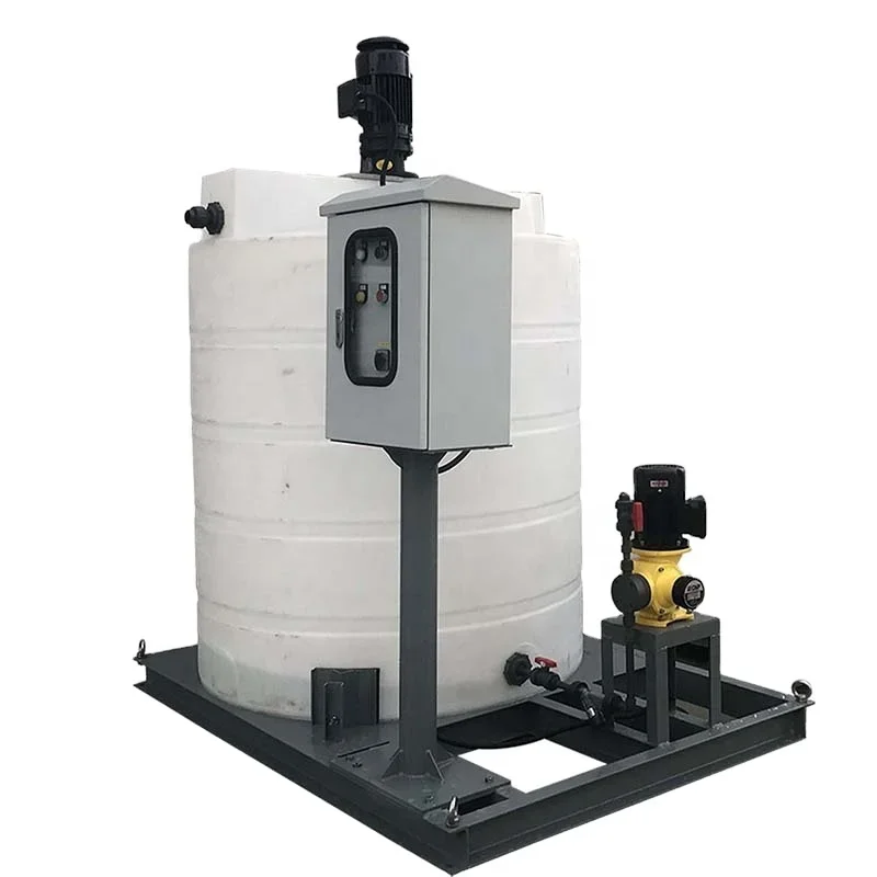 

Auto Manual Polymer Dosing Machine Alum Acid Floc tank Flocculation Dosing System