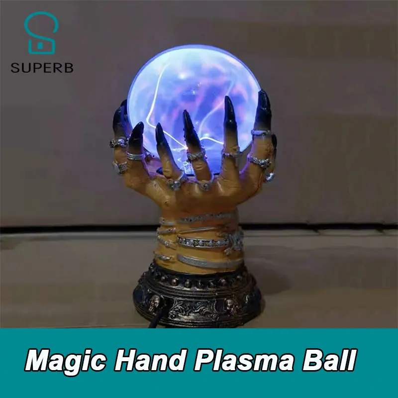escape room prop magic head plasma ball escape game prop electric puzzle 2026 new escape game plasma ball magic ball superb 1987 view 5