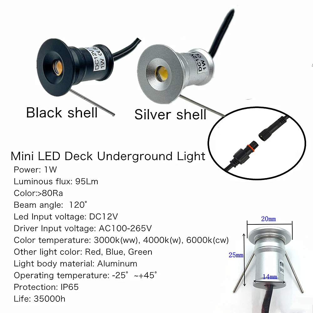 Imagem -03 - Impermeável Lâmpada Subterrânea 12v Led Recesso Paisagem Spotlight Jardim ao ar Livre Enterrado Luz Caminho Passo com Motorista Ip67