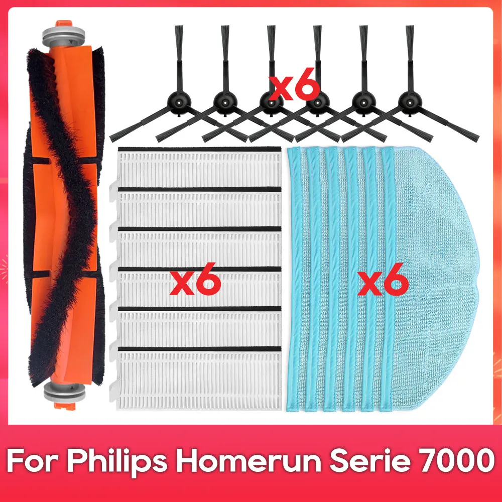 Produktbild von Mikrofaser-Wischmopp-Pads Für HomeRun 7000 Serie – 10er-Pack, Blau, Für XU7100, XU7000, XV1472 & Co.