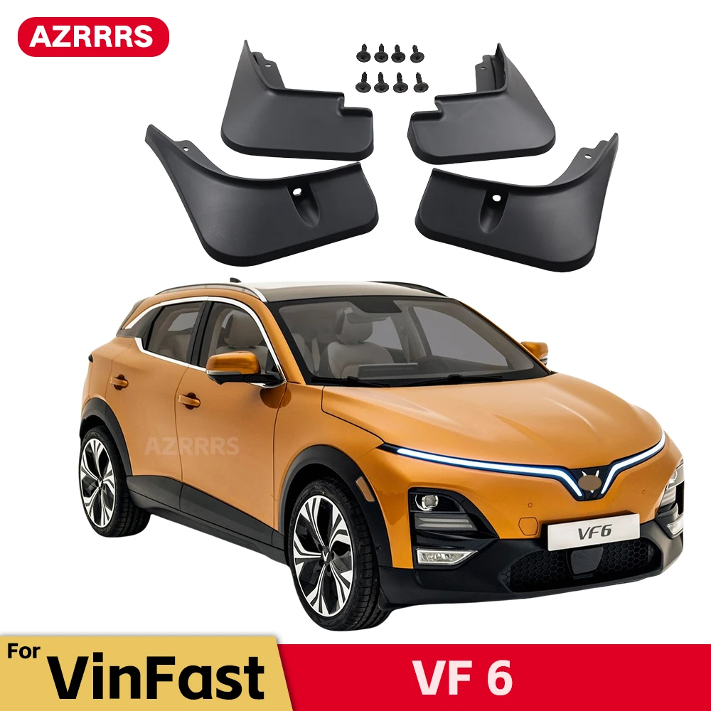 

Брызговики для VinFast VF 6 2022-2025 VF6, брызговики, брызговики, передние и задние колеса, крыло, автомобильные аксессуары, 4 шт.