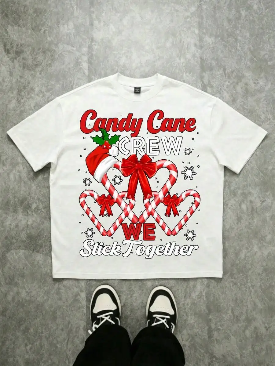 Men's Tree Graphic T-Shirt With Game Controller Buttons - Red & Retro Gaming Design 100% Cotton Trendy Y2K Short-Sleeve