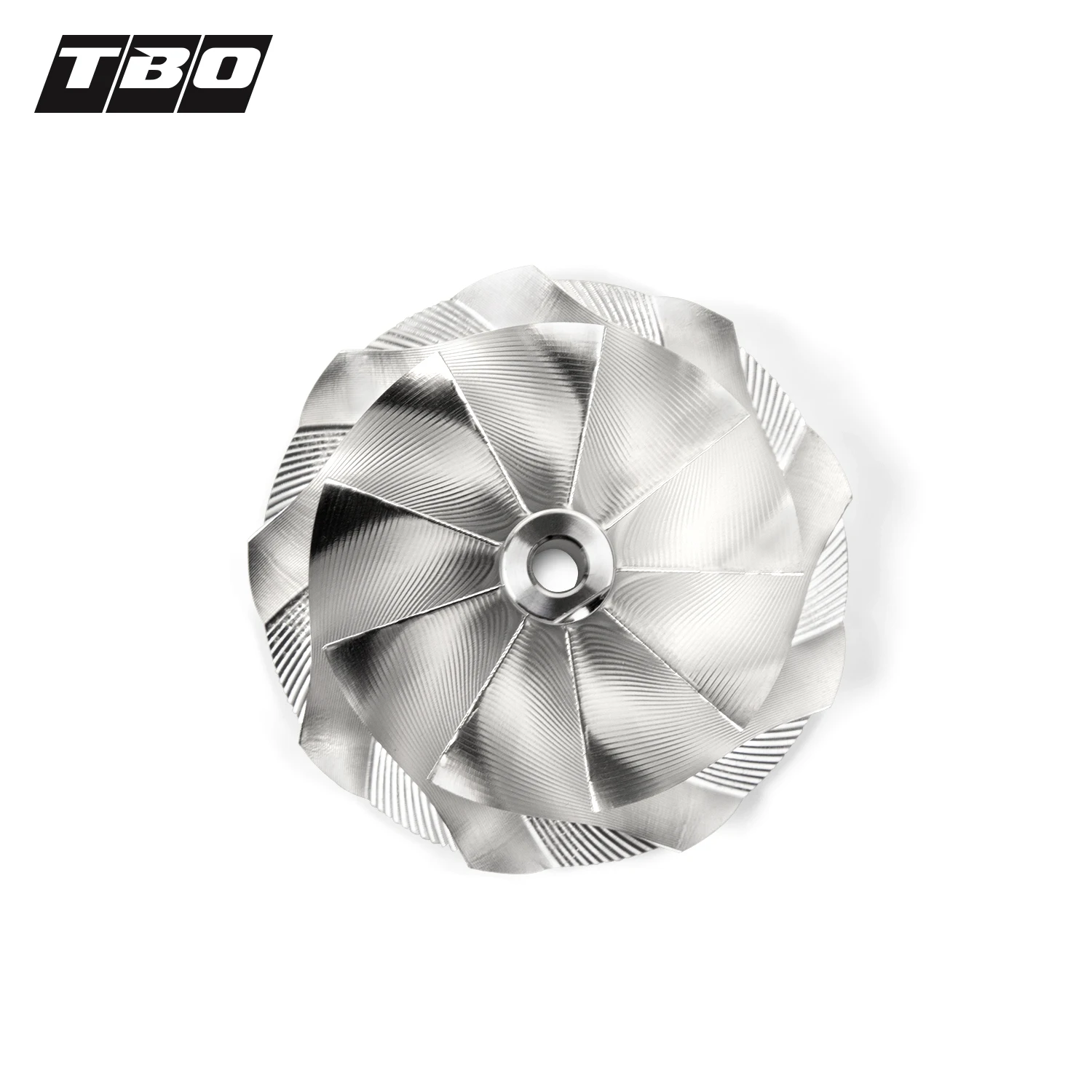 G Series Turbo Billet Forged Compressor Wheel Billet 48x60mm 9+0 Forward Rotation 5-AXIS CNC Machine