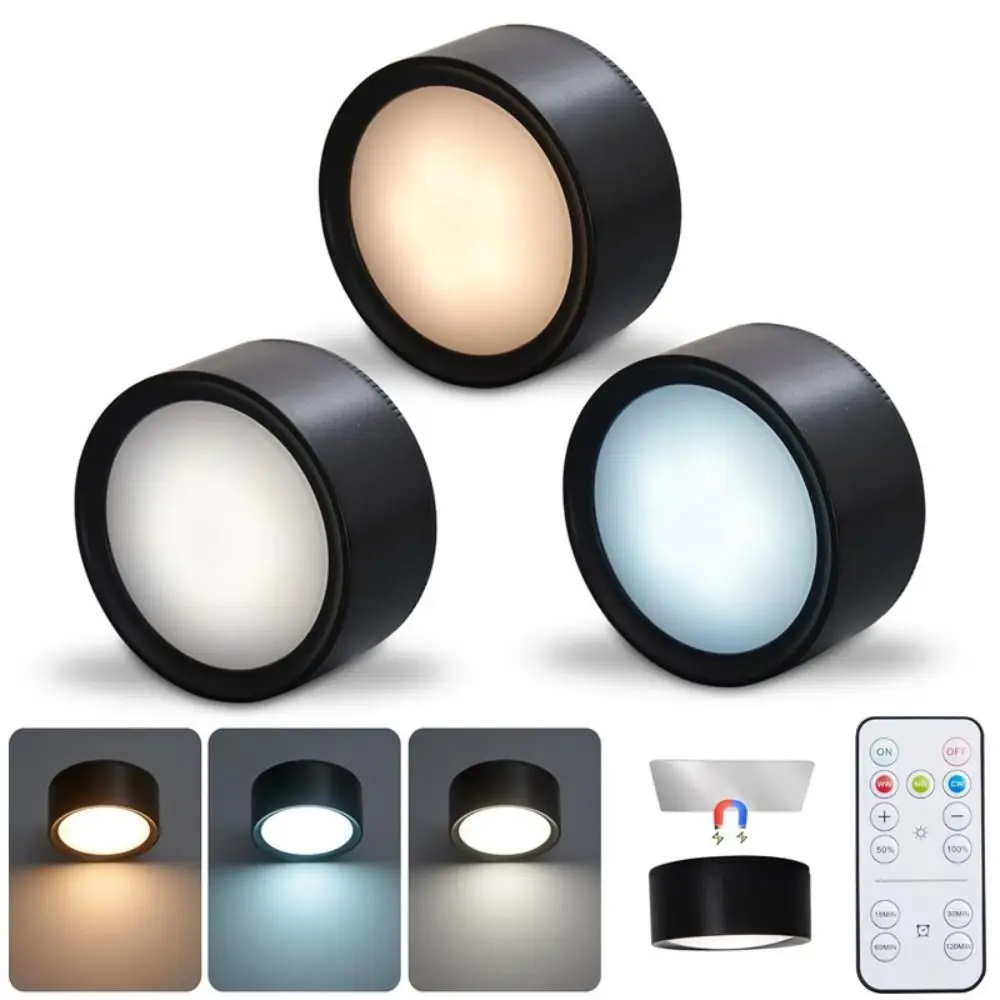 Home Decor Dimmable LED Wall Sconces Battery Powered Touch Control E27 Screw Bulbs 3Colors Wireless Closet Light Bedroom Kitchen