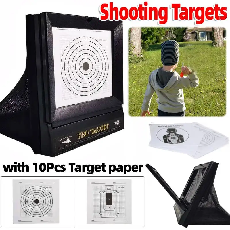 airsoft-targets-includes-10pcs-replaceable-target-paper-portable-trap-targets-box-shooting-arrow-targets-for-backyard-practice