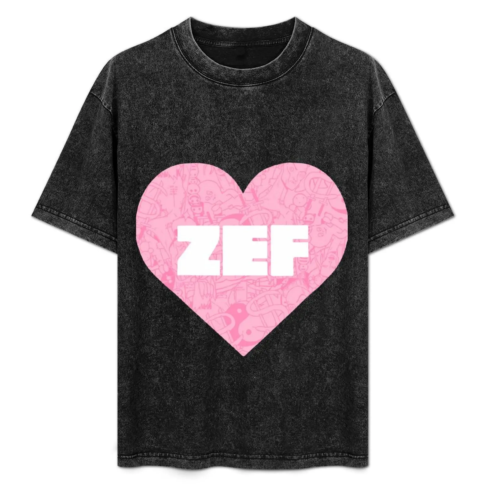 

Футболка Zef Heart, простая повседневная хлопковая футболка с короткими рукавами