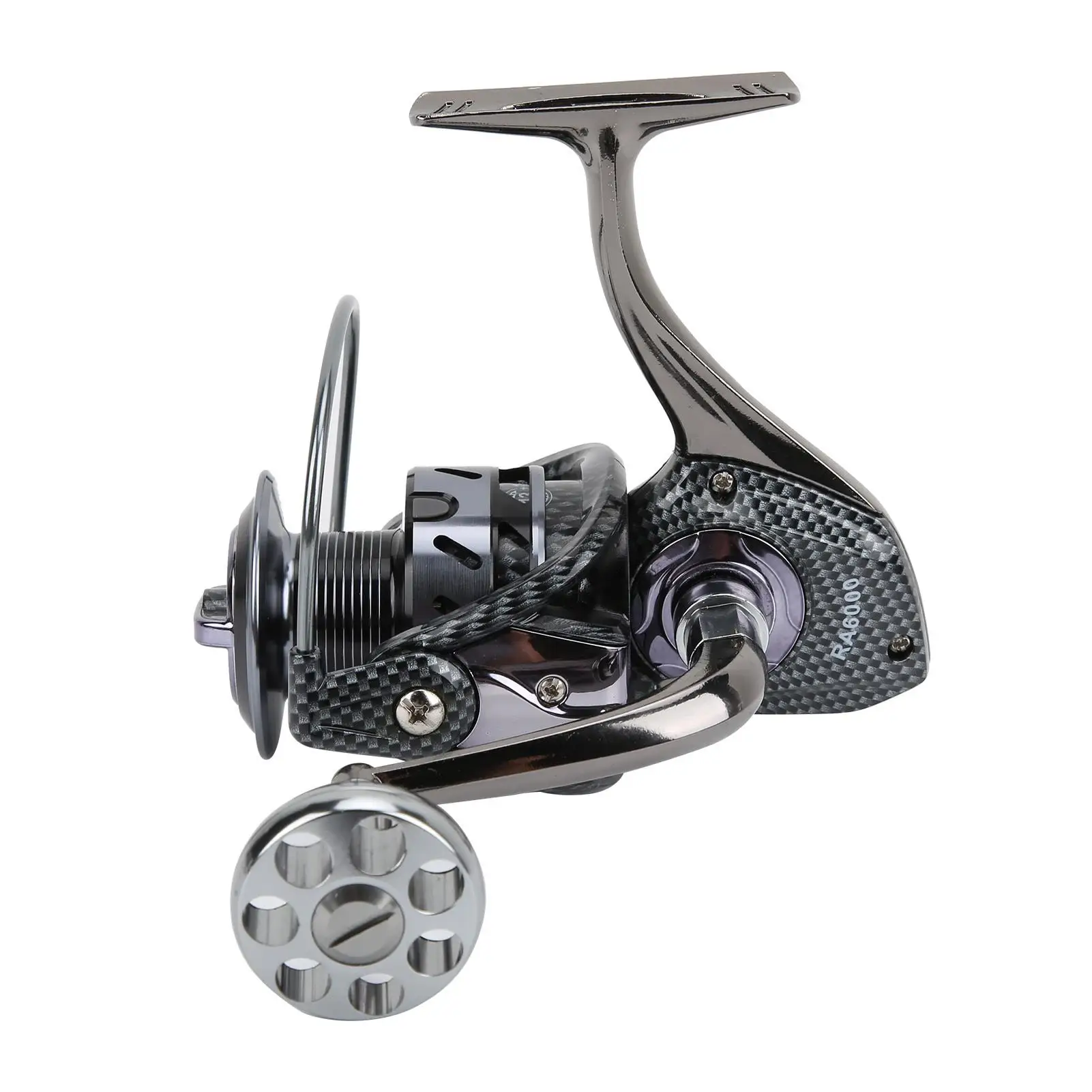 13+1BB Metal Fishing Reel RA6000/4000, 5.5:1 Gear Ratio, Durable Fishing Tackle Wheel