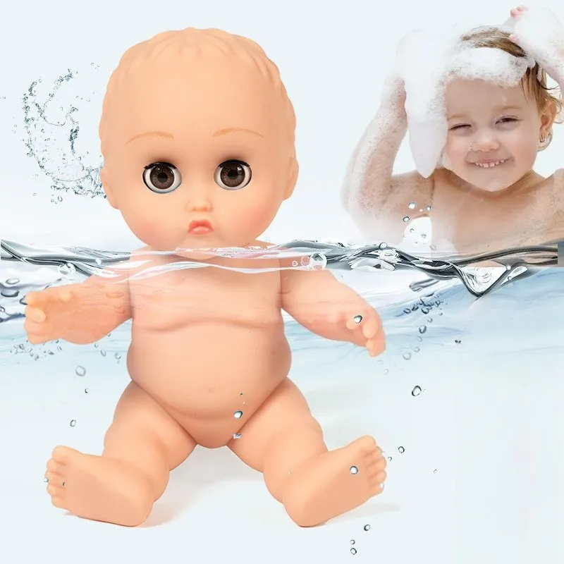 Badpak van 22 cm, poolmond, herboren pop, geschikt om te baden, kinderspeelgoedcadeau