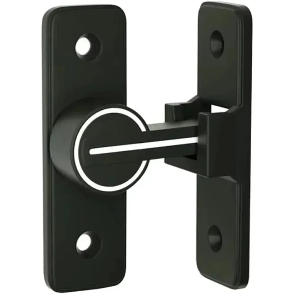 Interior Door Bolt Luminous Bolt old-fashioned Surface-mounted Room Roor Latch 90 Degree Heavy-duty Lock