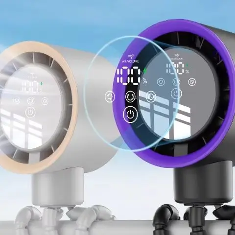 

Умный осциллирующий вентилятор для коляски, гибкий штатив, клипса для автомобильных сидений, перезаряжаемая от USB батарея