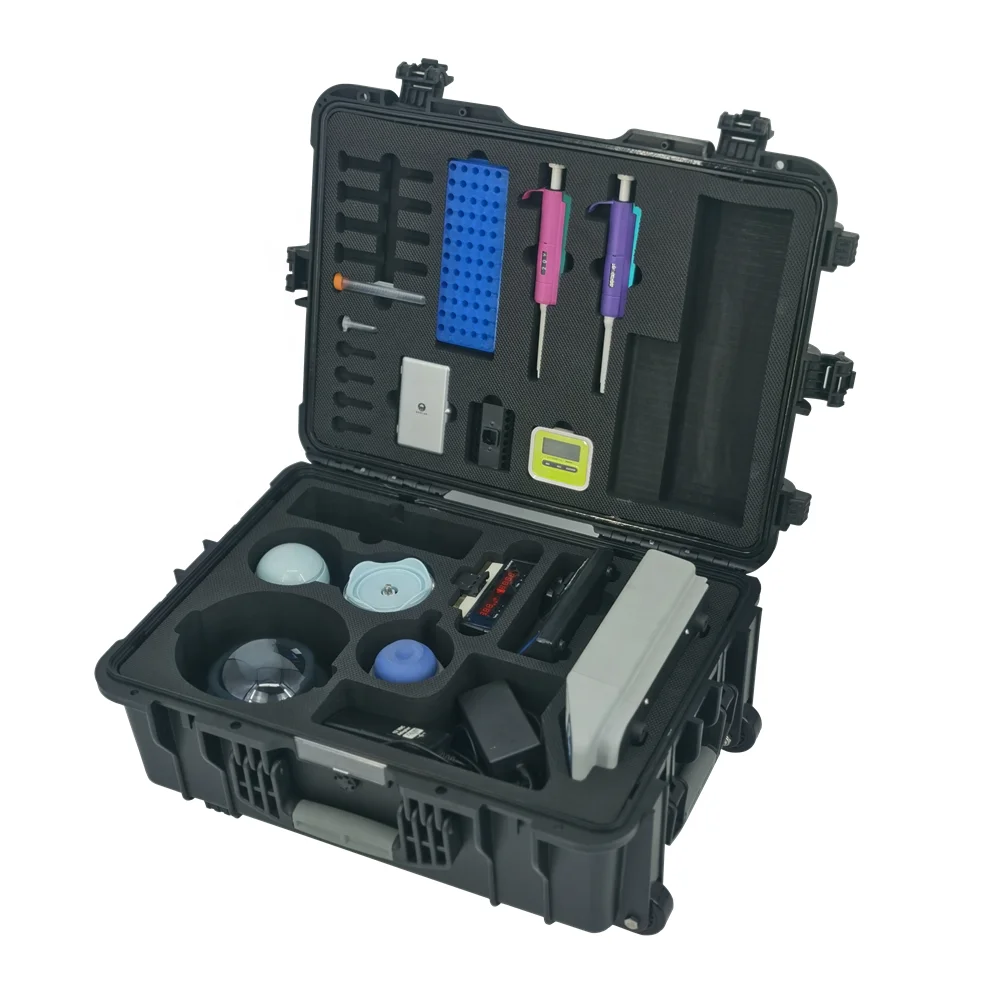 D6637 IP67 Shockproof Waterproof Large Plastic Style Hard Case With Customize Pluck Foam With Wheels