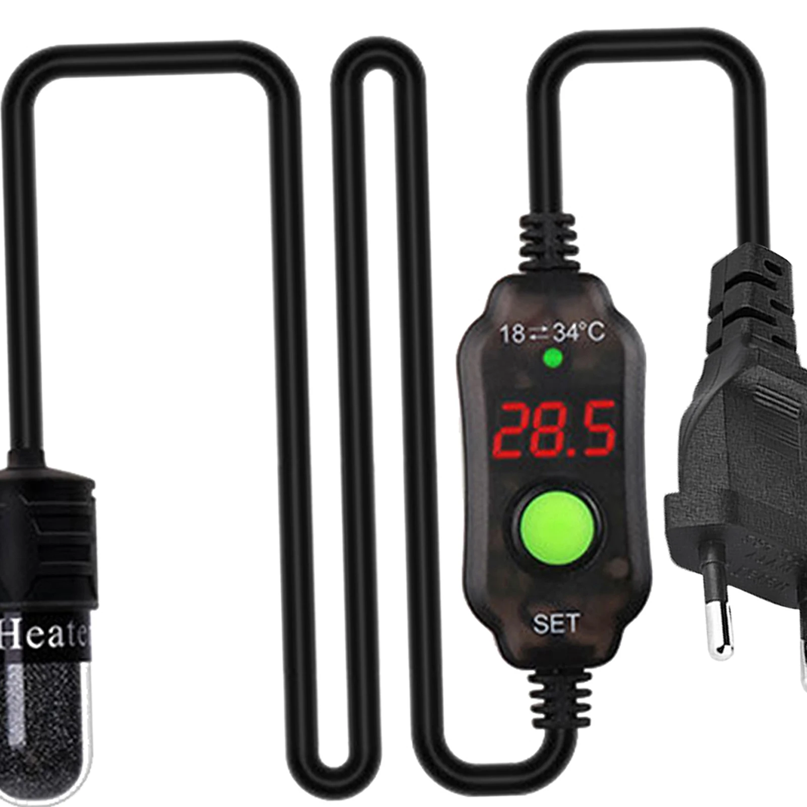 Aquarium Fish Tank Heater Temperature Controller Submersible Thermostat Heater Digital LED Turtle Tank Heating Rod