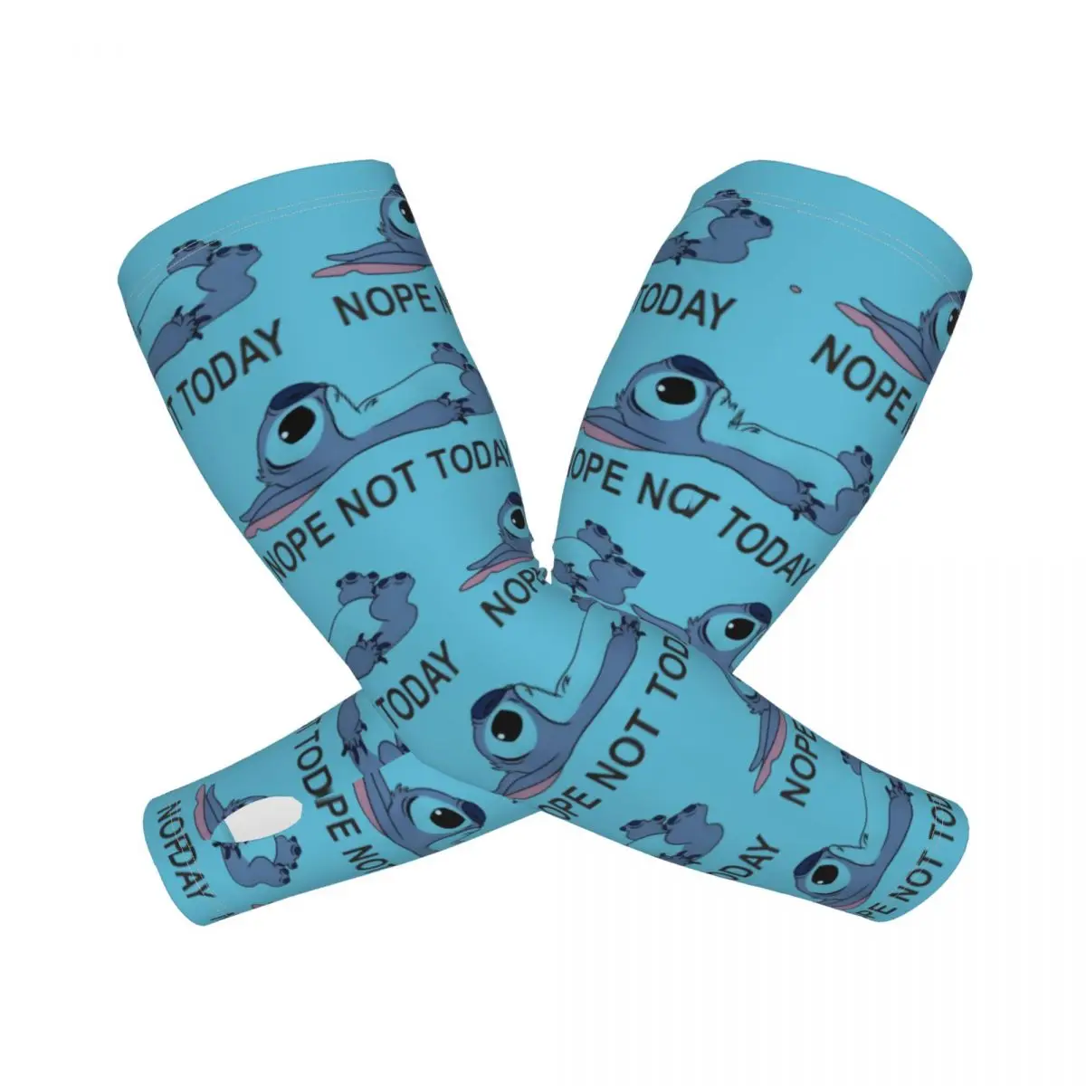 Custom Stitch Cooling Arm Sleeves for Women Men Science Fiction Cycling Fishing Tattoo Cover Up