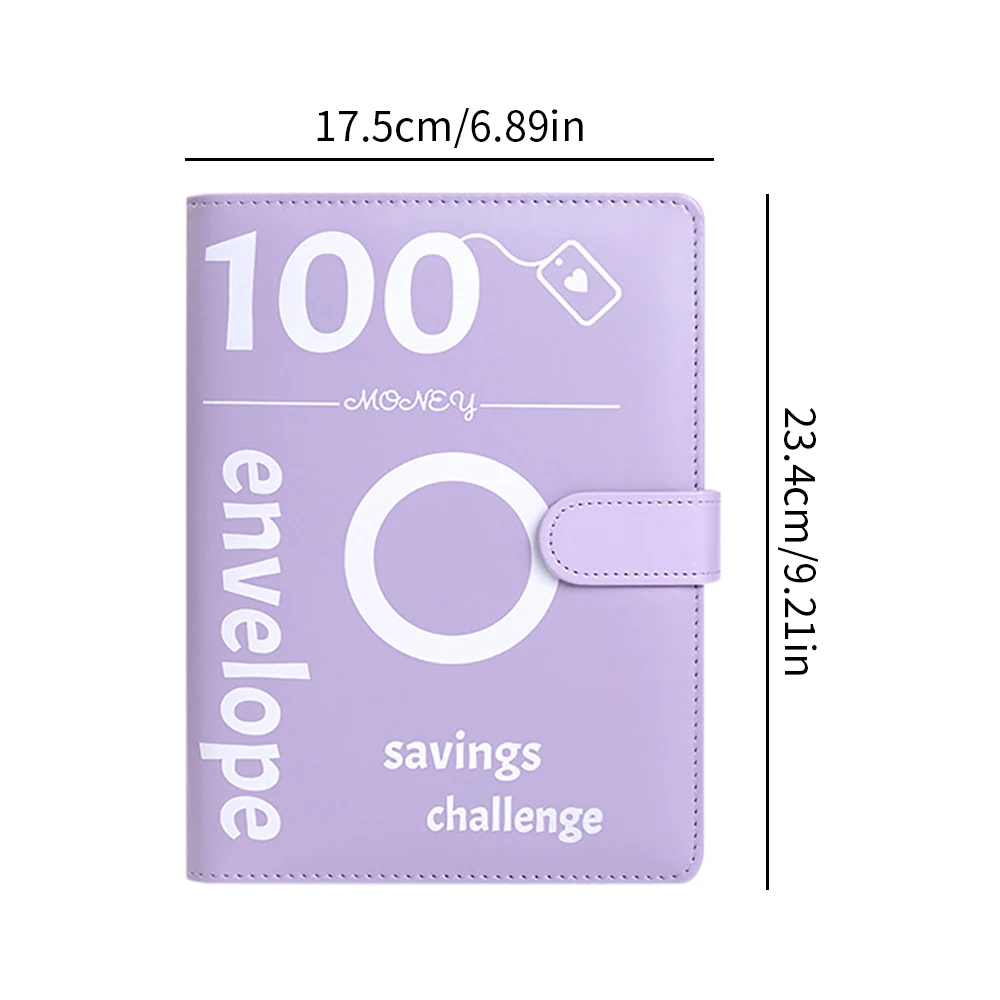 1 Set Money Saving Binder Kit 100 Day Money Saving Challenge Binder Inserts Notebook Replacement Cash Envelopes Core Accessories