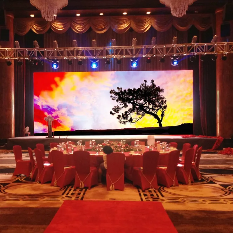 ZJZ Indoor P3.91 Led Display Screen Diecasting Aluminum Cabinet 500*500mm Advertising Billboard Video Wall for RENTAL