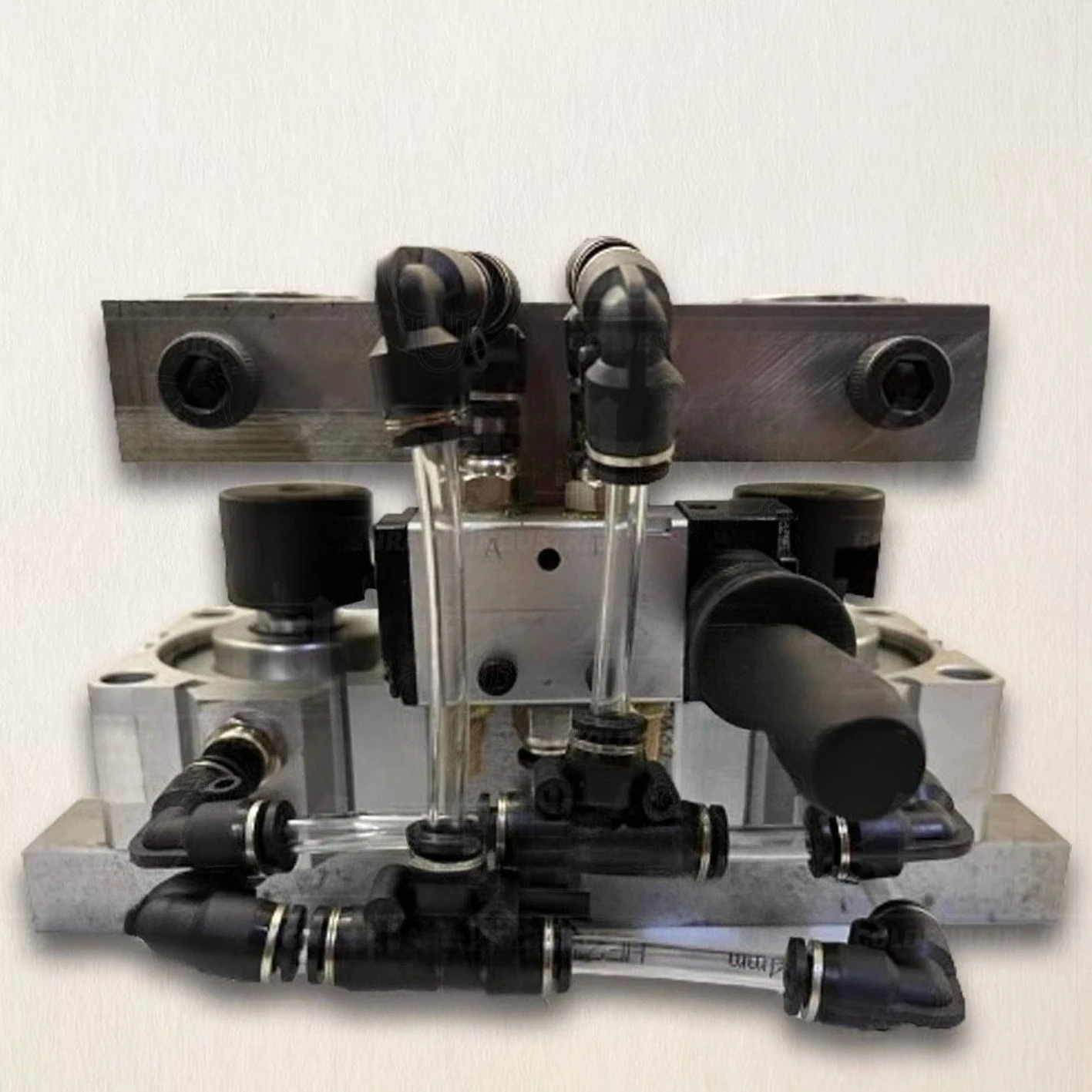 CNC machining center computer gong tooling base two-station pneumatic manual inner support outer clamp
