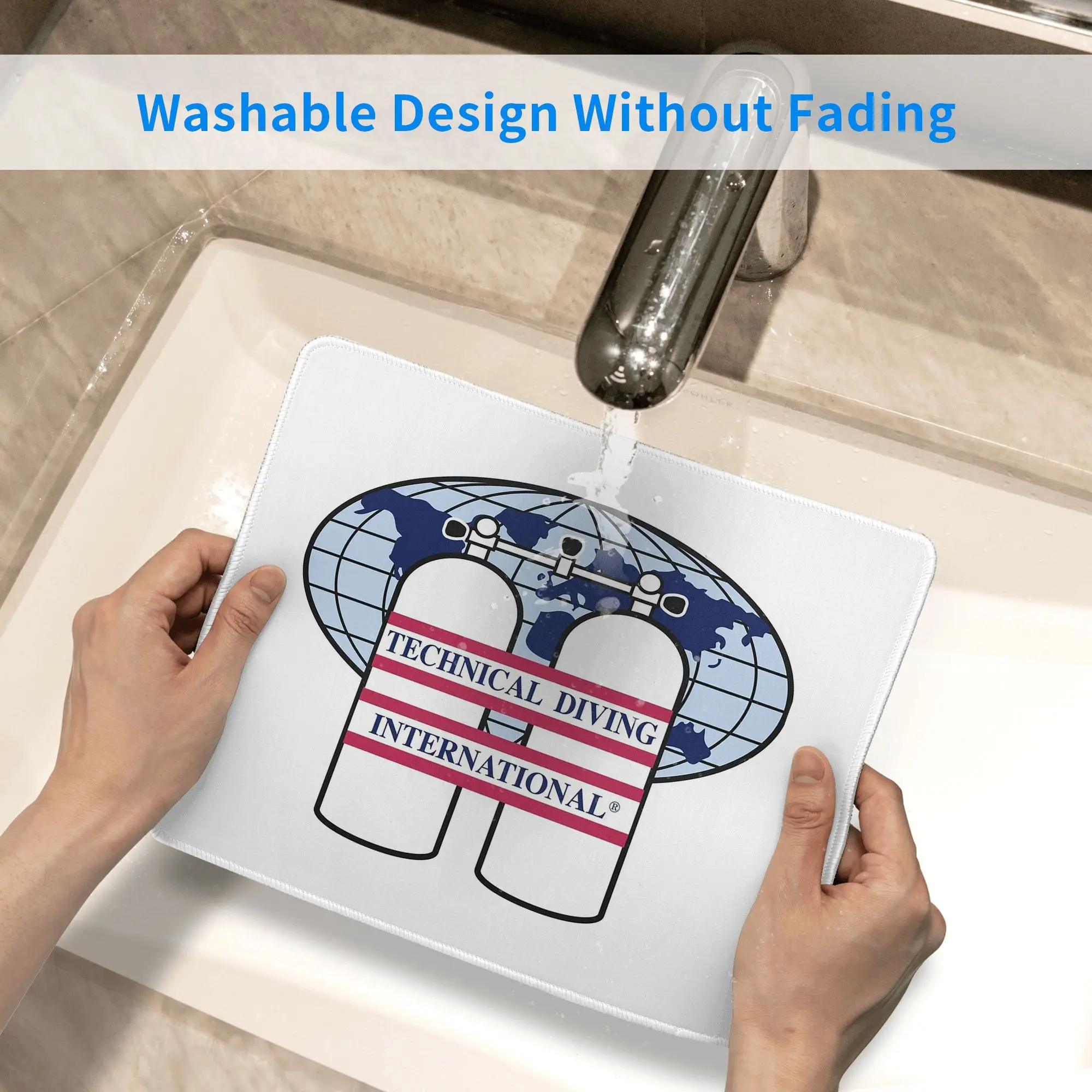 テクニカル ダイビング インターナショナル (TDI) マウス パッド コンピューター キーボード マウス マット ゲーマー PC ラップトップ デスク マット オフィス テーブル マット