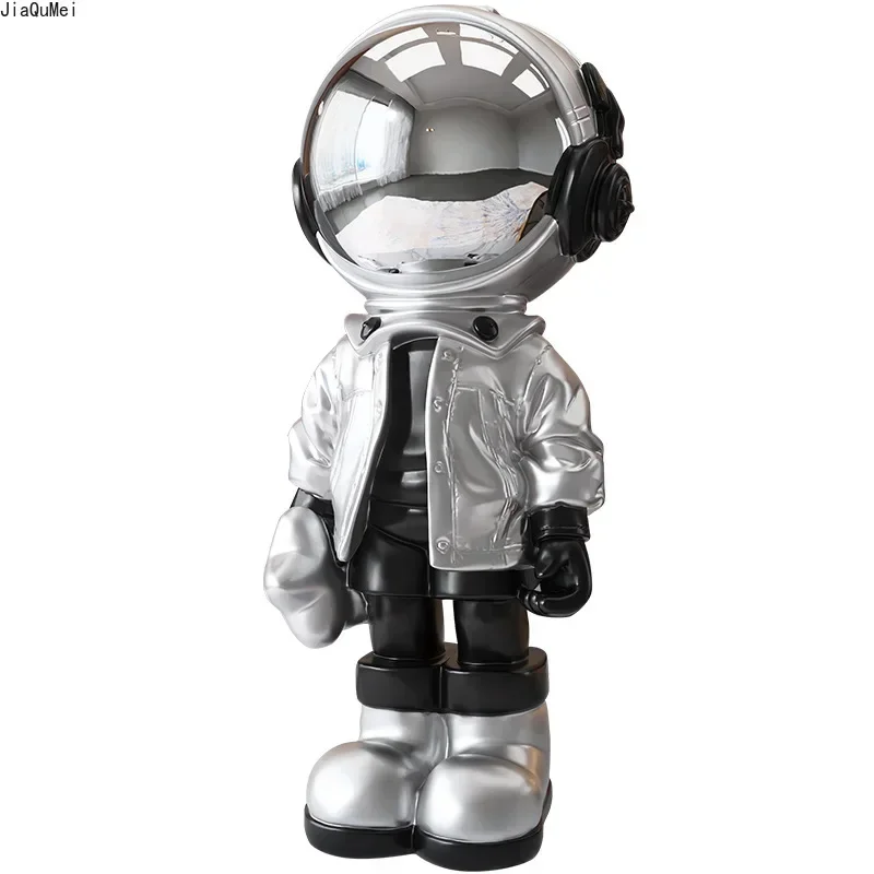 70CM Astronaut Large Creative Ornaments, Home Decoration Sculptures, Living Room Ornaments, Resin Fiberglass Statues