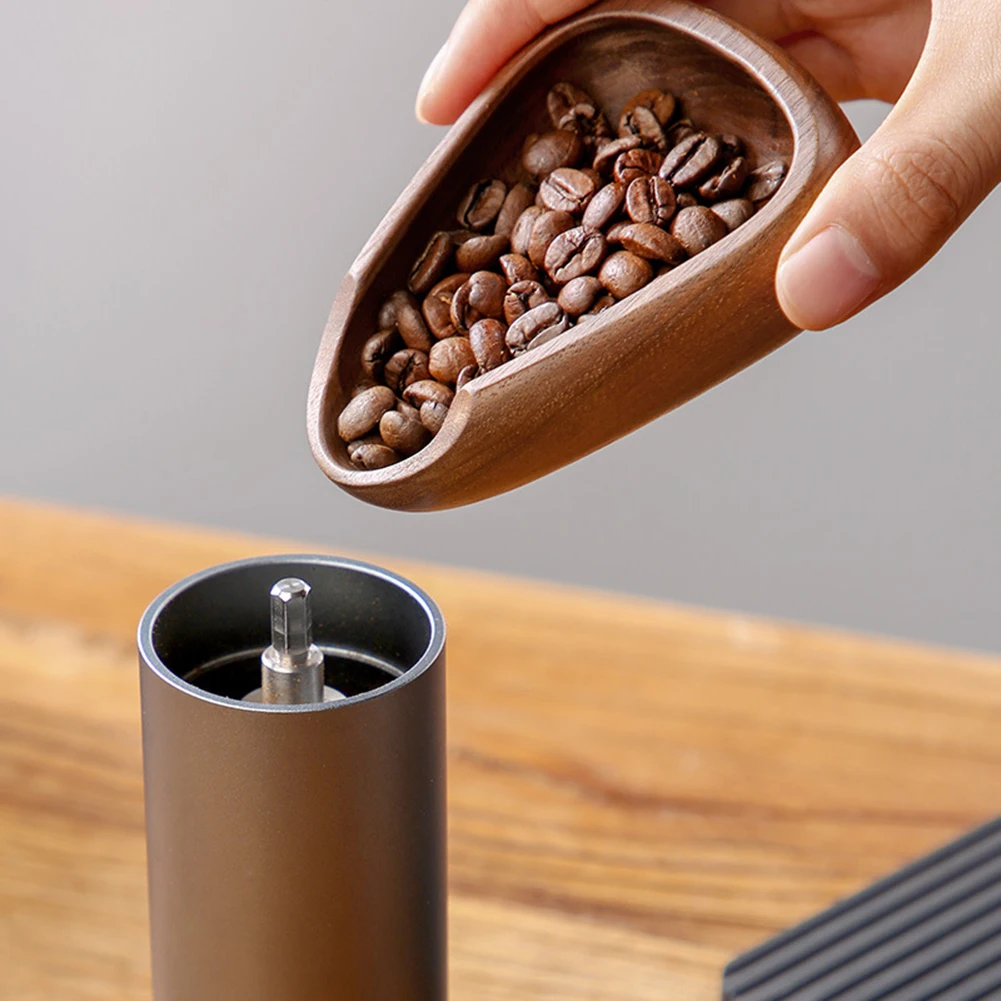 Caffè pesatura piatto di fagioli in legno massello caffè pesatura contenitore di caffè vassoio di imballaggio bilancia da tè strumento da cucina ad alta precisione