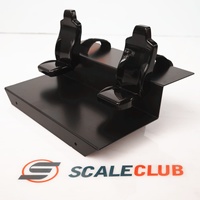 1/14 SCALECLUB RC Truck Cab Floor Battery Wiring Storage Servo Front For Tamiya 1/14 770S TGX FH16 R620 Actros Parts Accessories