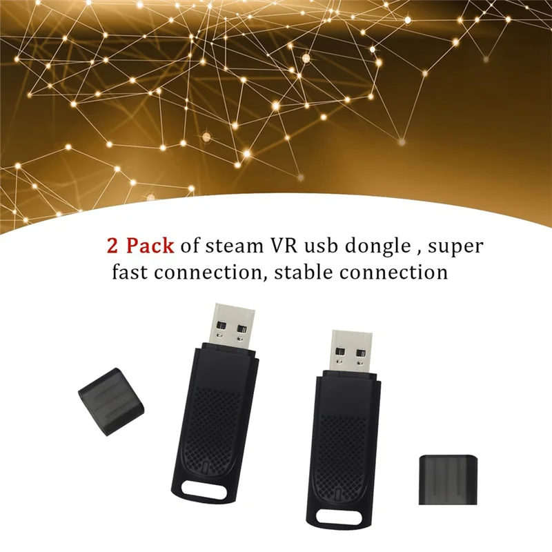 

LBER 2 Pack For Steam VR USB Dongle Receiver For Valve Index Controller Plug And Play For HTC Vive Tracker VR Ink Pilot