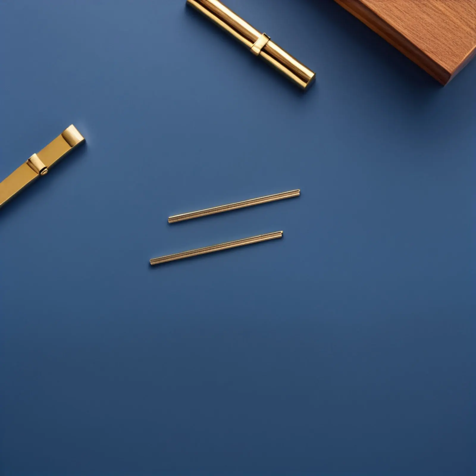 6Pcs Brass Rivets Knife Handle Pins Solid Brass Rods Dowels Replacement DIY Knife Making Supplies Handle Material Repair Parts