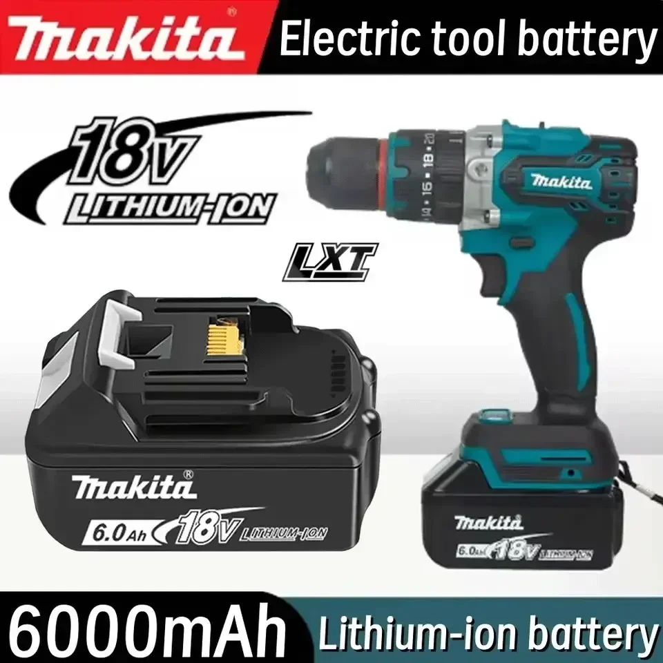 

Makita Rechargeable Power Tool Battery, Replaceable LED Lithium-ion9.0 Ah 6.0 Ah 18V LXT BL1860B BL1860BL1850 BL1830