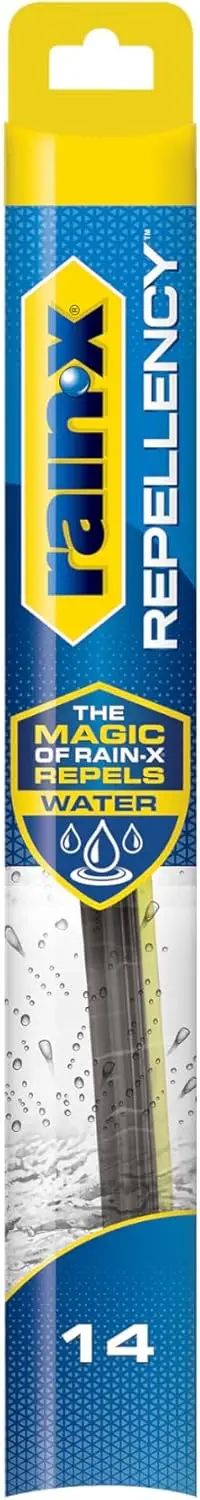 

Water Repellent Wiper Blades 14" All Weather Streak-Free with Repellency Formula for Enhanced Visibility