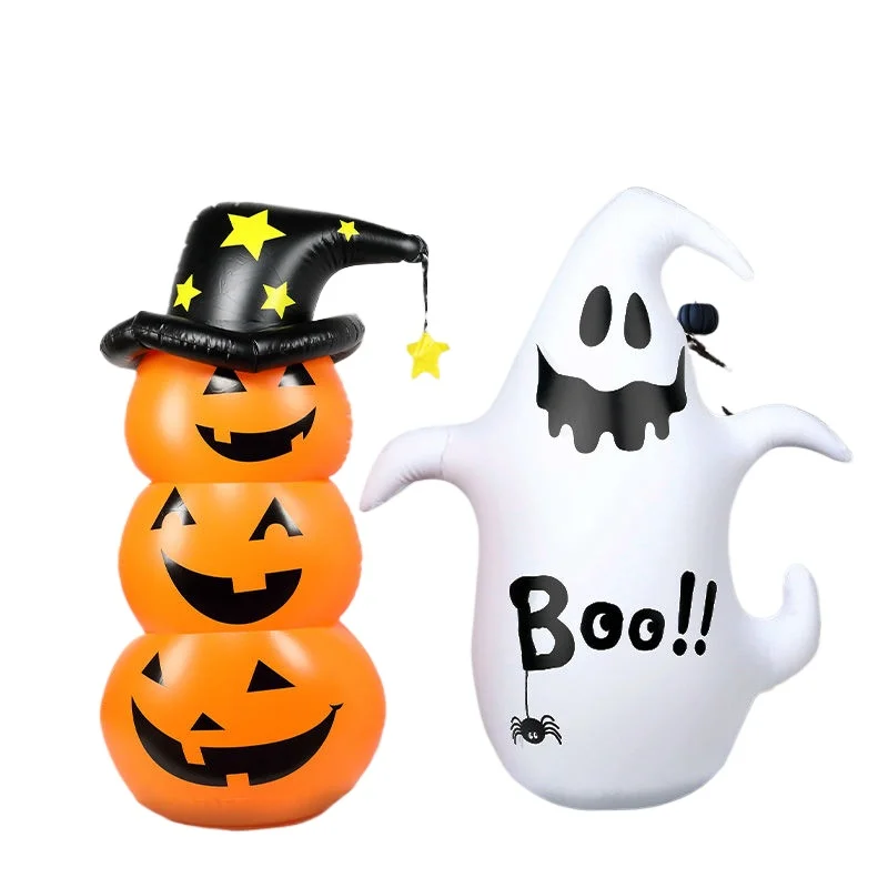 

Halloween props, decorations, ghost pumpkin lanterns, tumblers, shopping mall ornaments, dress up scenes