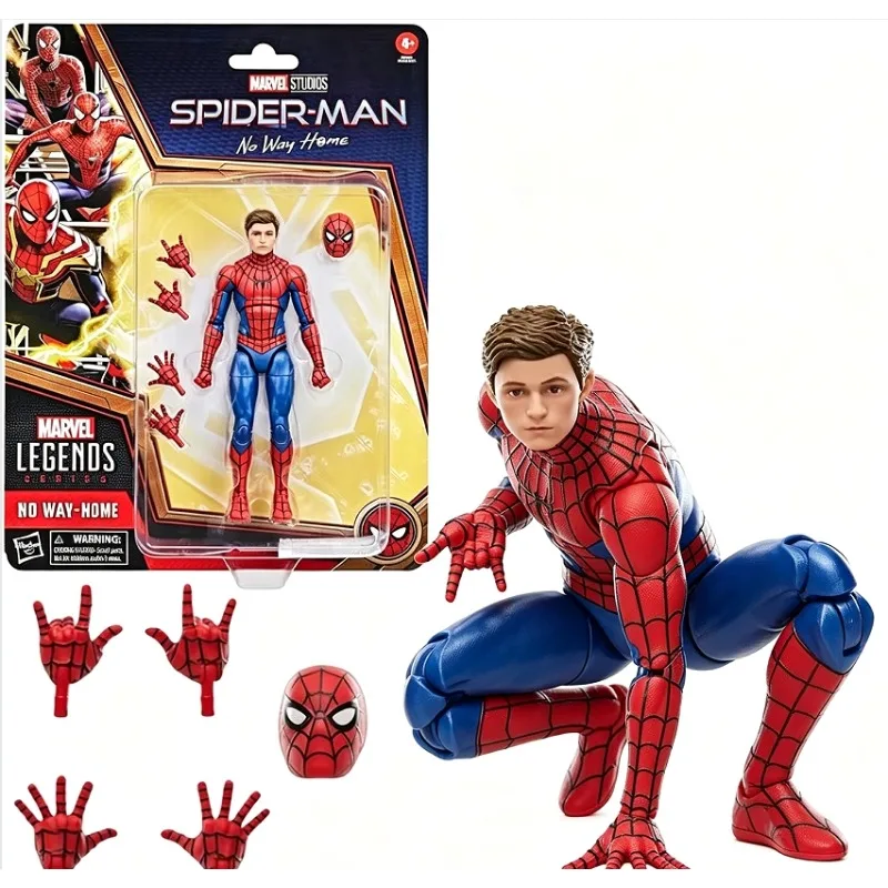 スパイダーヒーロー-アクションフィギュア-トム・ホランド-ノーウェイ・ホーム-レジェンズ-おもちゃ-関節可動-ヘッド交換可能-スタチュー-モデル-ドール-おもちゃ-ギフト-ルームデコレーション